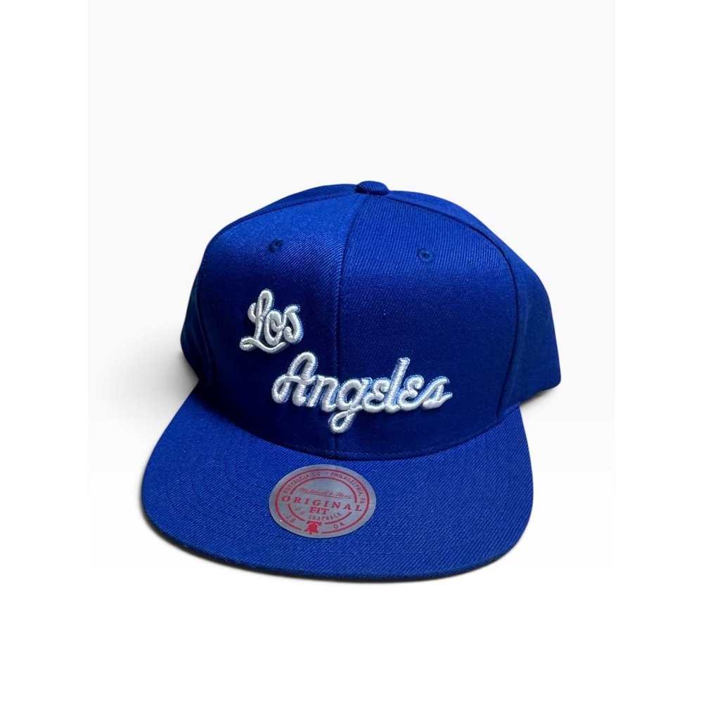 MITCHELL & NESS Original Fit Los Angeles Dodgers Snapback Royal Blue New